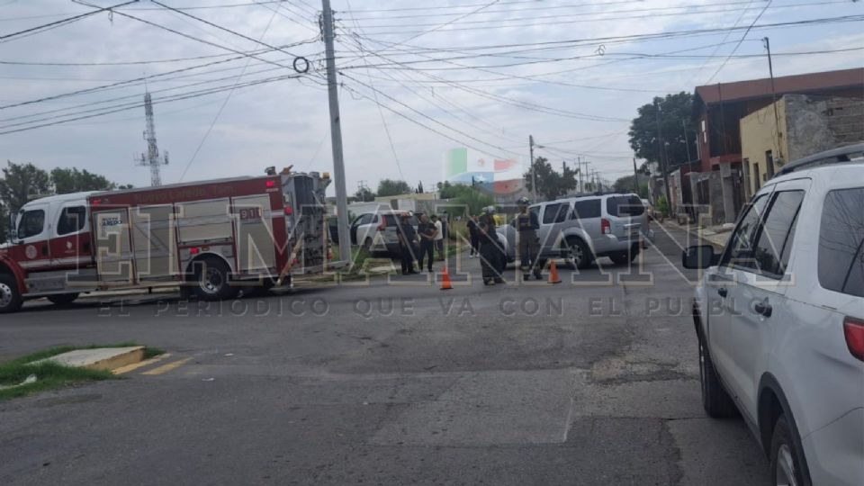 Choque en Nuevo Laredo.