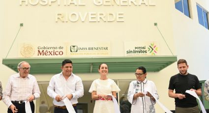 Claudia Sheinbaum inagura hospital general  del IMSS Bienestar en Ríoverde