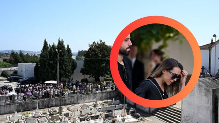 Entre lágrimas, la esposa de Diogo Jota acompaña su féretro y conmueve al mundo del fútbol