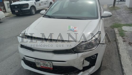 José Vicente provoca accidente en Nuevo Laredo; quería echarle la culpa al otro conductor