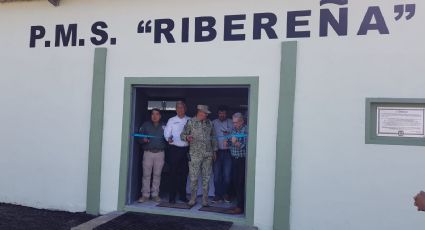 Inauguran nuevo puesto militar de seguridad en 'La Ribereña'