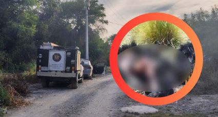 Hallan cuerpo calcinado en terreno baldío en Nuevo León; aún no logran identificarlo