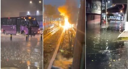 CDMX bajo el agua: intensas lluvias causan inundaciones y caos en la capital | VIDEOS