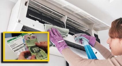 CFE: ¿cómo limpiar tu aire acondicionado con este truco casero para que gaste menos luz?