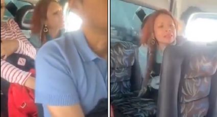 'Lady Combi': mujer lanza insultos racistas contra pasajeros; también los agredió | VIDEO