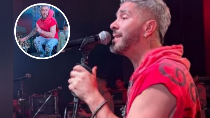 Famoso cantante sufre accidente en pleno concierto; el escenario ‘se lo tragó’ | VIDEO