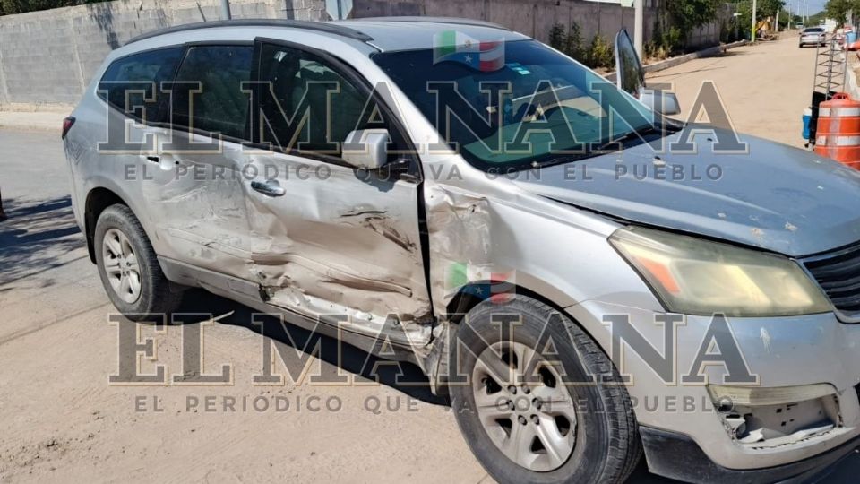 Choque en Nuevo Laredo.