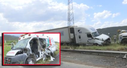 Bebé de un mes muere en carreterazo; ambulancia que la llevaba fue embestida por tráiler