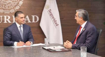 Se reúne Américo Villarreal Anaya con Omar García Harfuch para fortalecer seguridad en Tamaulipas