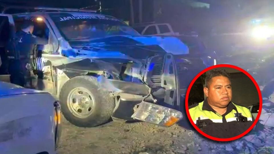 El oficial lesionado fue trasladado en estado crítico a un hospital privado de Saltillo, donde recibe atención médica especializada
