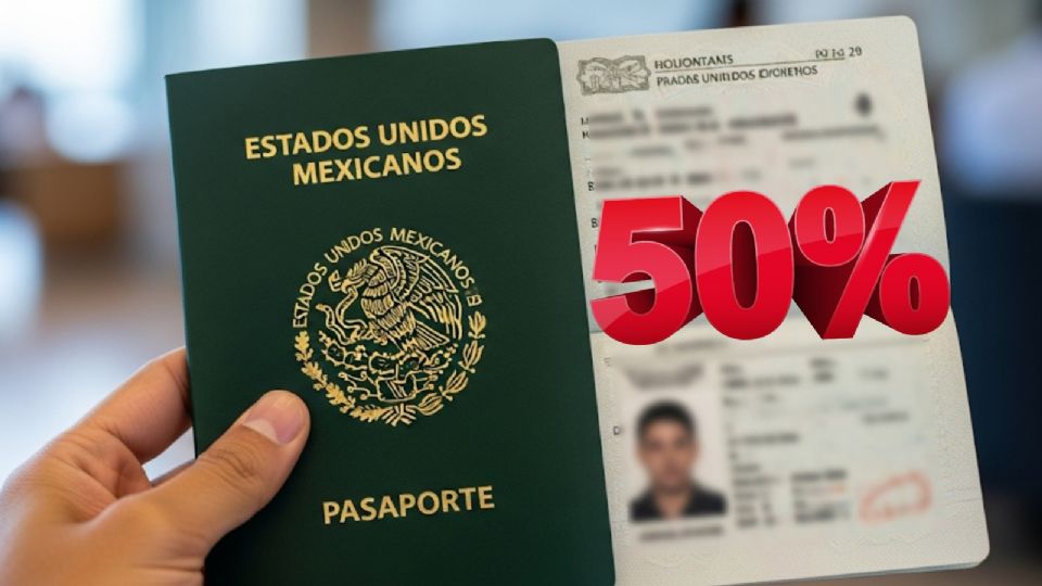 Estas personas pueden obtener el pasaporte mexicano con 50% de descuento en agosto
