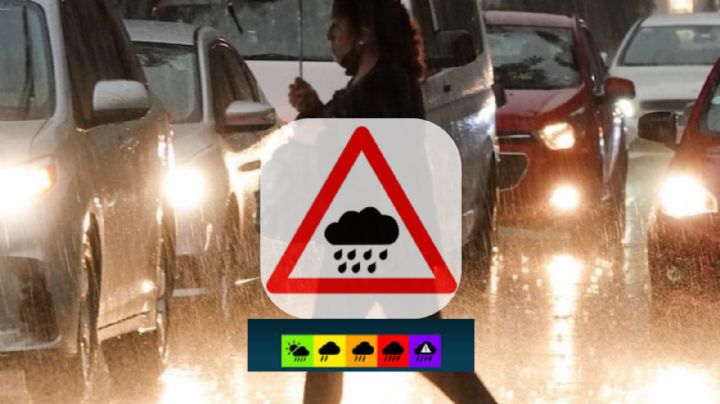 ¿Conoces qué significan los colores en las alertas por lluvia?; esta información te puede salvar