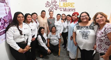 Claudia Sheinbaum inaugura Centro Libre para las Mujeres en Calakmul