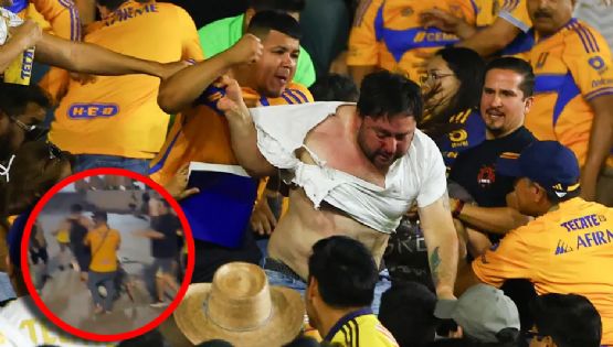 Violencia en el futbol mexicano: aficionados de Tigres protagonizan peleas tras perder contra América | VIDEO
