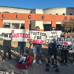 Jefe de la Policía de Laredo se reúne con la madre de Carlos, quien murió baleado por patrullero