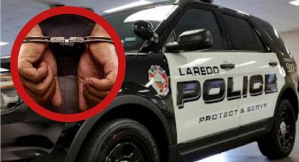 Arrestan a joven que pateó a policía en Laredo; esto le encontraron