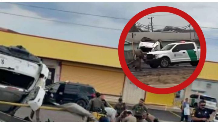 Persecución de Patrulla Fronteriza y DPS termina en volcadura en Laredo; hay heridos de gravedad