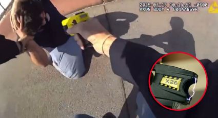 MOMENTO EXACTO en el que hombre muere tras descarga eléctrica; policías lo paralizaron con un taser