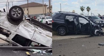 Así fue la persecución de pareja de 'coyotes' en Laredo que terminó en violento accidente 