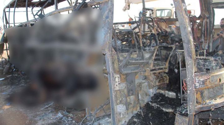 Autobús con deportados arde en llamas; se reportan 76 muertos