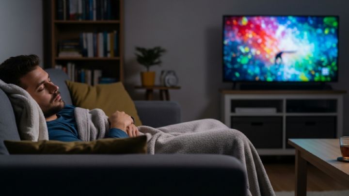 Este es el daño a la salud que causa dormir con la televisión prendida