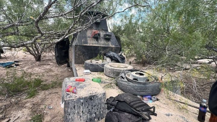 Elementos del Ejército Mexicano aseguran armas largas y cartuchos en Reynosa