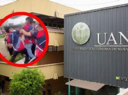 Estudiantes se agarran a puño limpio en plena prepa; maestro tuvo que separarlos | VIDEO