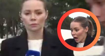 Reportera sufre asalto en transmisión en vivo; ladrón intentó vaciar su cuenta bancaria | VIDEO