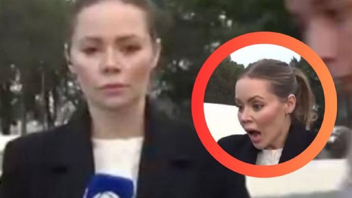 Reportera sufre asalto en transmisión en vivo; ladrón intentó vaciar su cuenta bancaria | VIDEO