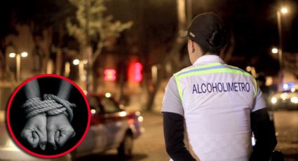 De retén a rescate: policías salvan a hombre secuestrado durante prueba de alcoholímetro