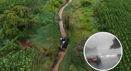 Lluvias en Jalisco causan la muerte de 3 personas; la camioneta familiar fue arrastrada a un arroyo