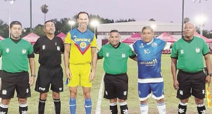 Leyendas de América y Cruz Azul muestran su talento en Nuevo Laredo