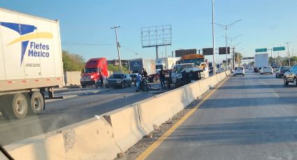 Fuerte carambola de vehículos en el Kilómetro 10 provoca caos vial