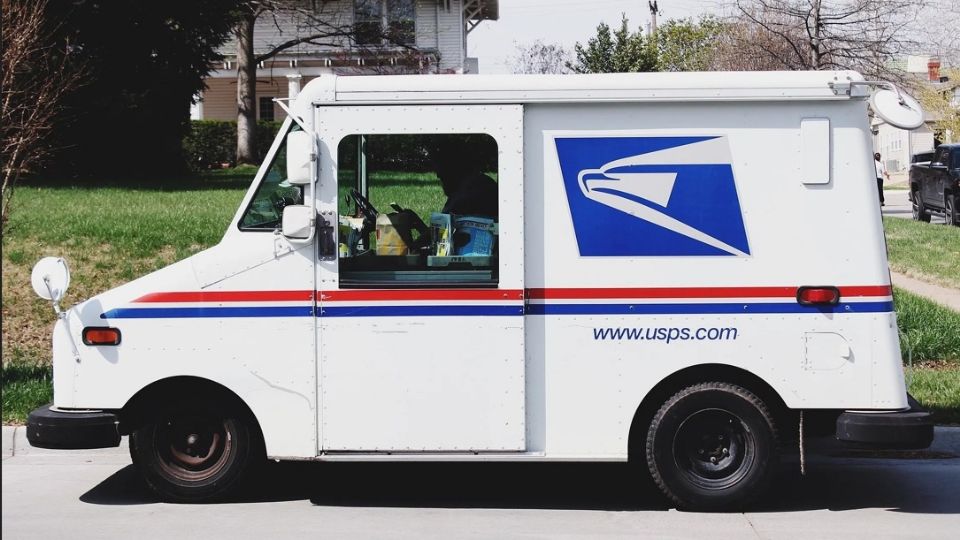 Carrito del Servicio Postal de EU.