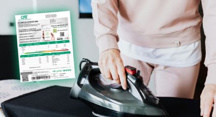 CFE: planchar la ropa en estas horas podría hacerte ahorrar en el próximo recibo de luz