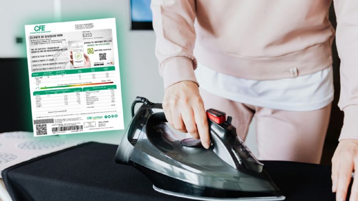 CFE: planchar la ropa en estas horas podría hacerte ahorrar en el próximo recibo de luz