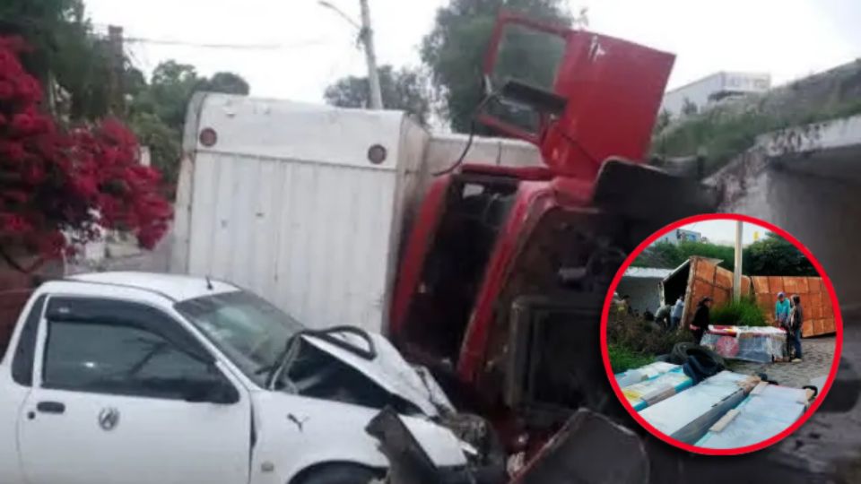 El percance dejó cuatro personas lesionadas, entre ellas el operador del tráiler, quienes fueron trasladados a distintos hospitales de la región para recibir atención médica