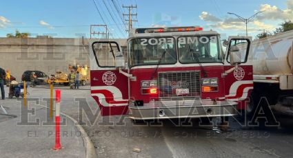 Se incendia caldera de pinturas al lado de Soriana Reforma y agencia de autos