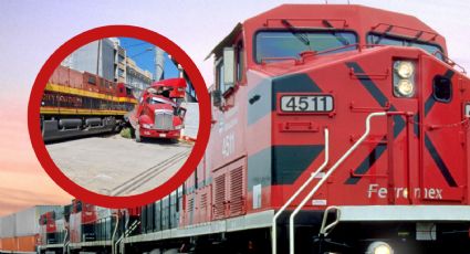 Tren embiste brutalmente a tráiler y lo destroza; así quedó la pesada unidad