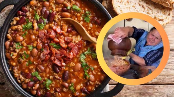 Así se preparan los frijoles charros al estilo Doña Ángela; un platillo mexicano lleno de sabor | VIDEO