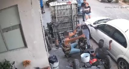 '¿Dónde hay una tienda?': MOMENTO EXACTO en el que mujer ejecuta a balazos a mecánico