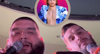 Iván La Mole le 'tira' a Aldo De Nigris en show con Adrián Marcelo; así lo imitó | VIDEO