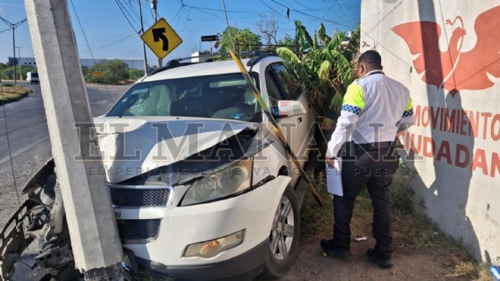 Choque en Nuevo Laredo deja a mujer con fracturas y a colonias sin electricidad