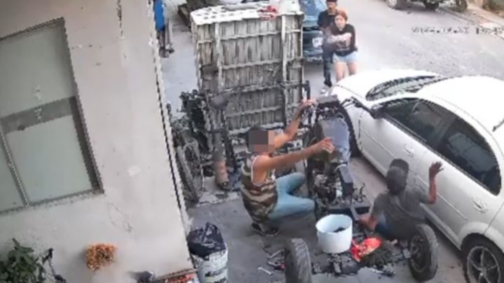 '¿Dónde hay una tienda?': MOMENTO EXACTO en el que mujer ejecuta a balazos a mecánico