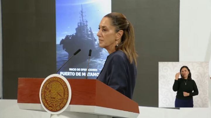 Sheinbaum reconoce trabajo de Américo Villarreal: 'Puerto de Matamoros tiene un enorme potencial'