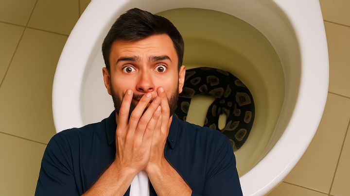 Temporada de serpientes: así puedes evitar que entran a tu casa por el inodoro