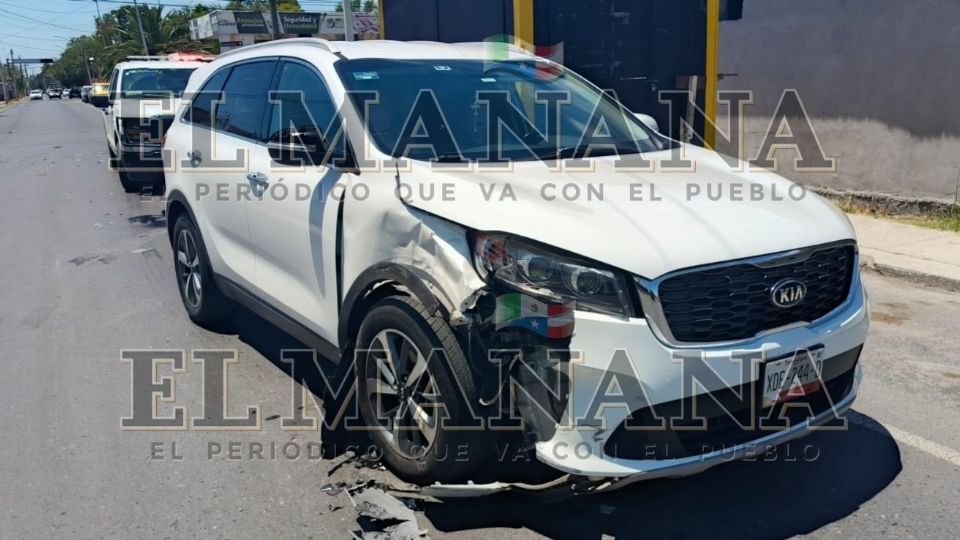 Accidente vial en la Coahuila.