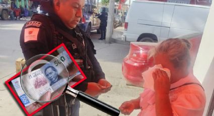 Estafan a abuelita comerciante con billete falso de 500 pesos; sus lágrimas conmovieron a todos