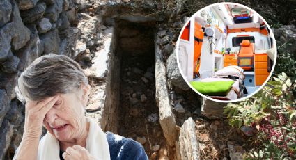 Anciana cae a tumba de más de cinco metros; realizaba labores de limpieza | VIDEO