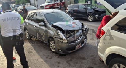 Violento accidente deja 2 mujeres heridas en calles de la colonia Viveros